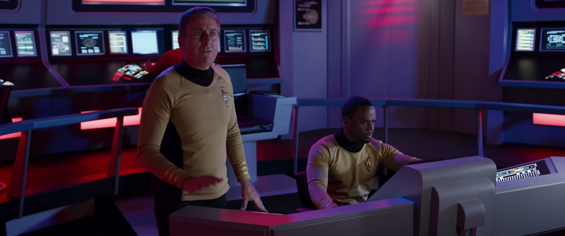 Garth and Jakande on the Artemis bridge