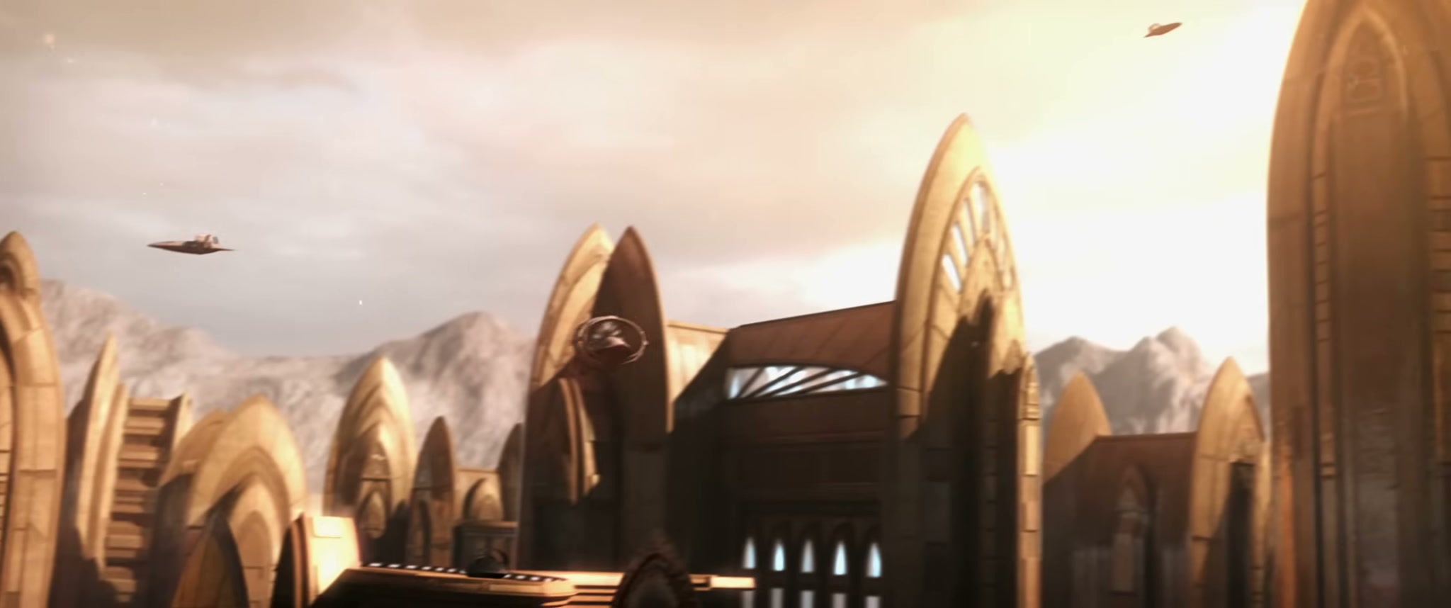 Vulcan capital — arched architecture and flyers