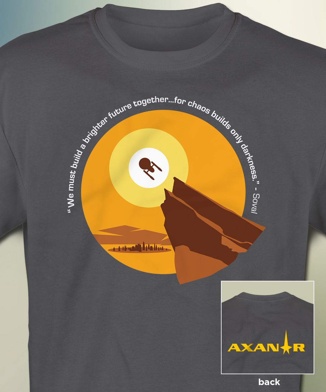 Kickstarter Shirt FIN (1) — Axanar Kickstarter Shirt FIN (1) concept art