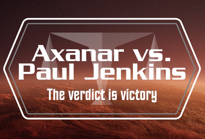 Axanar v. Paul Jenkins - The Verdict is Victory! Lets wrap it up:an editorial by Jon Tessler
