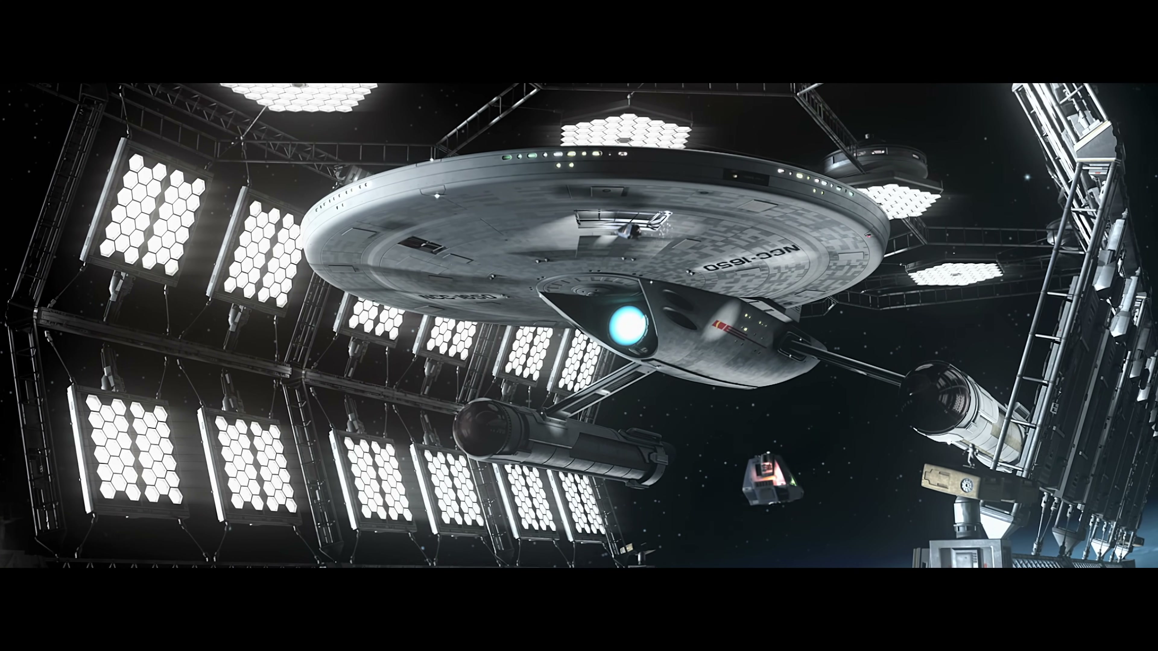 U.S.S. Ares in drydock — one hull, one berth