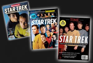 Trek Anniversary magazine covers